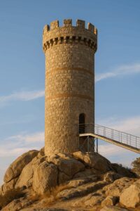 Imagen creada con IA de la torre de torrelodones